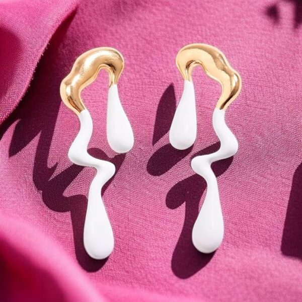 Abstract Drip Design Earrings