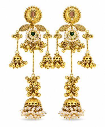 Moti-Ghungroo Kashmiri Jhumka