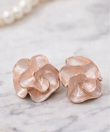 Blush Petal Bloom Earrings